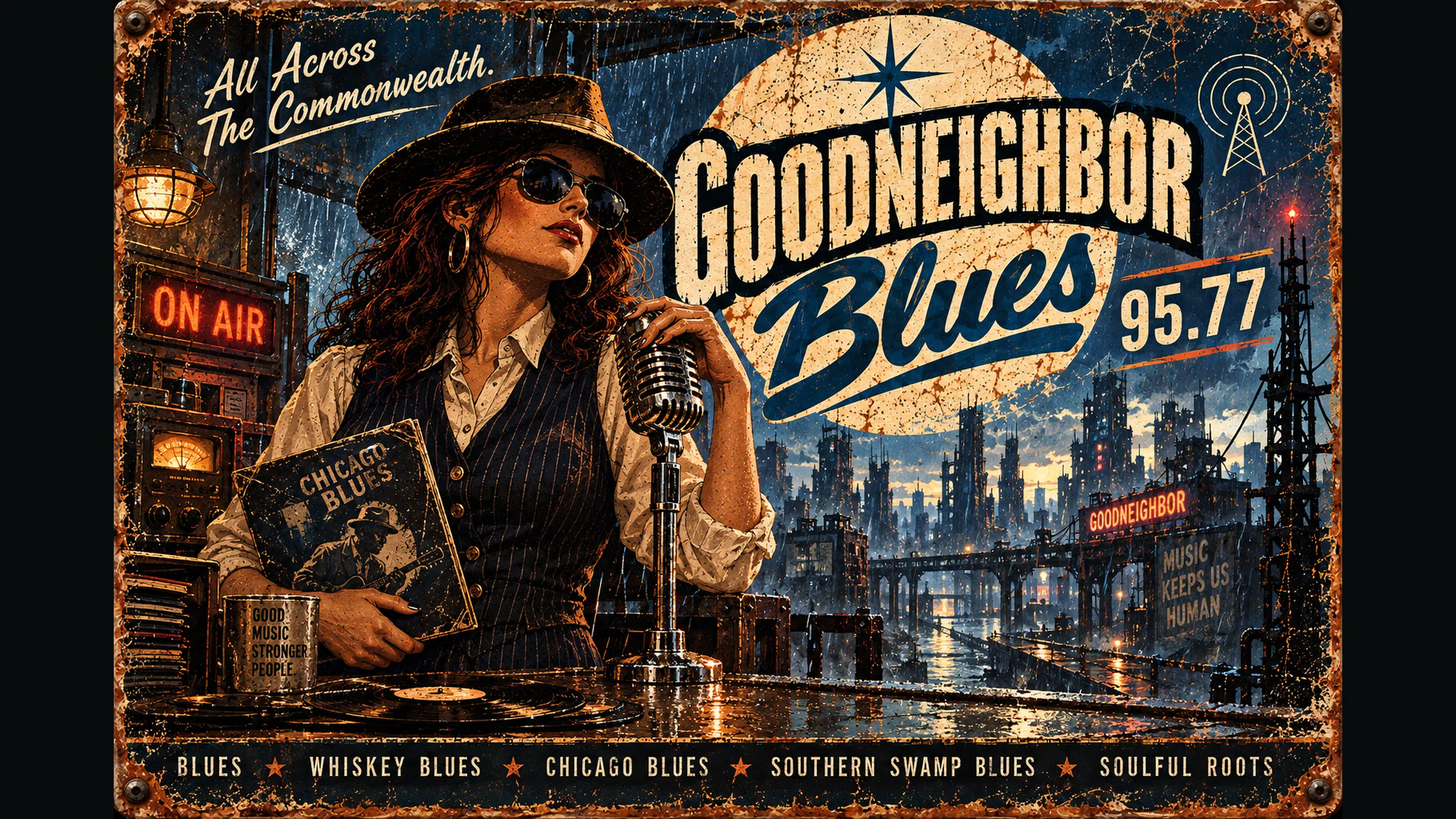 Goodneighbor Blues livestream background 1