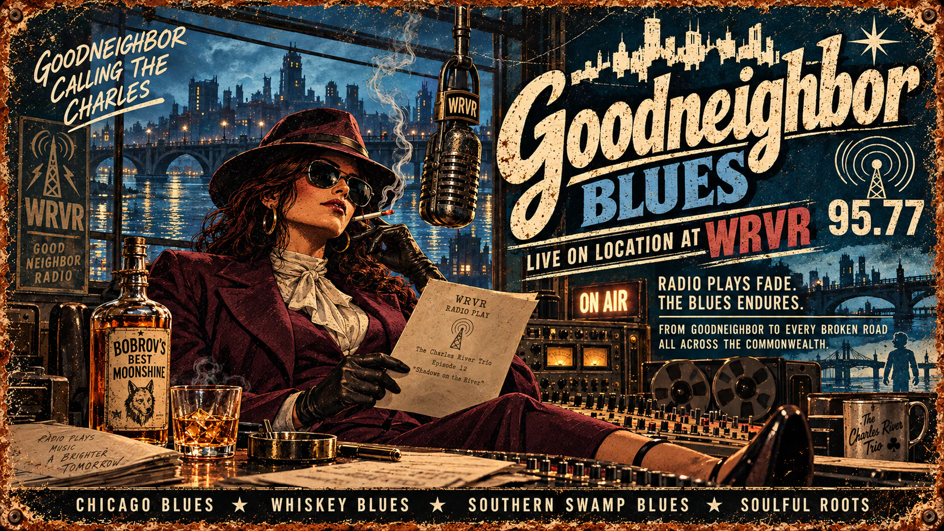 Goodneighbor Blues livestream background 5
