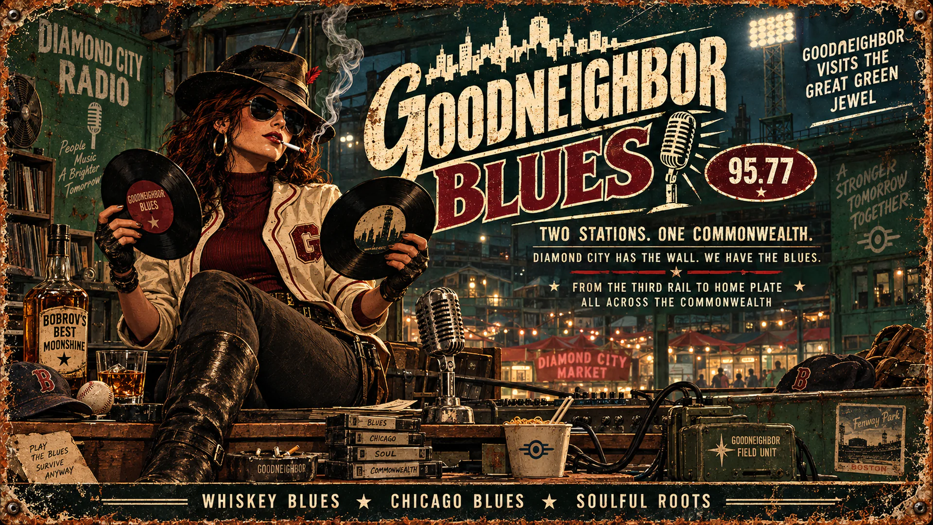 Goodneighbor Blues livestream background 7