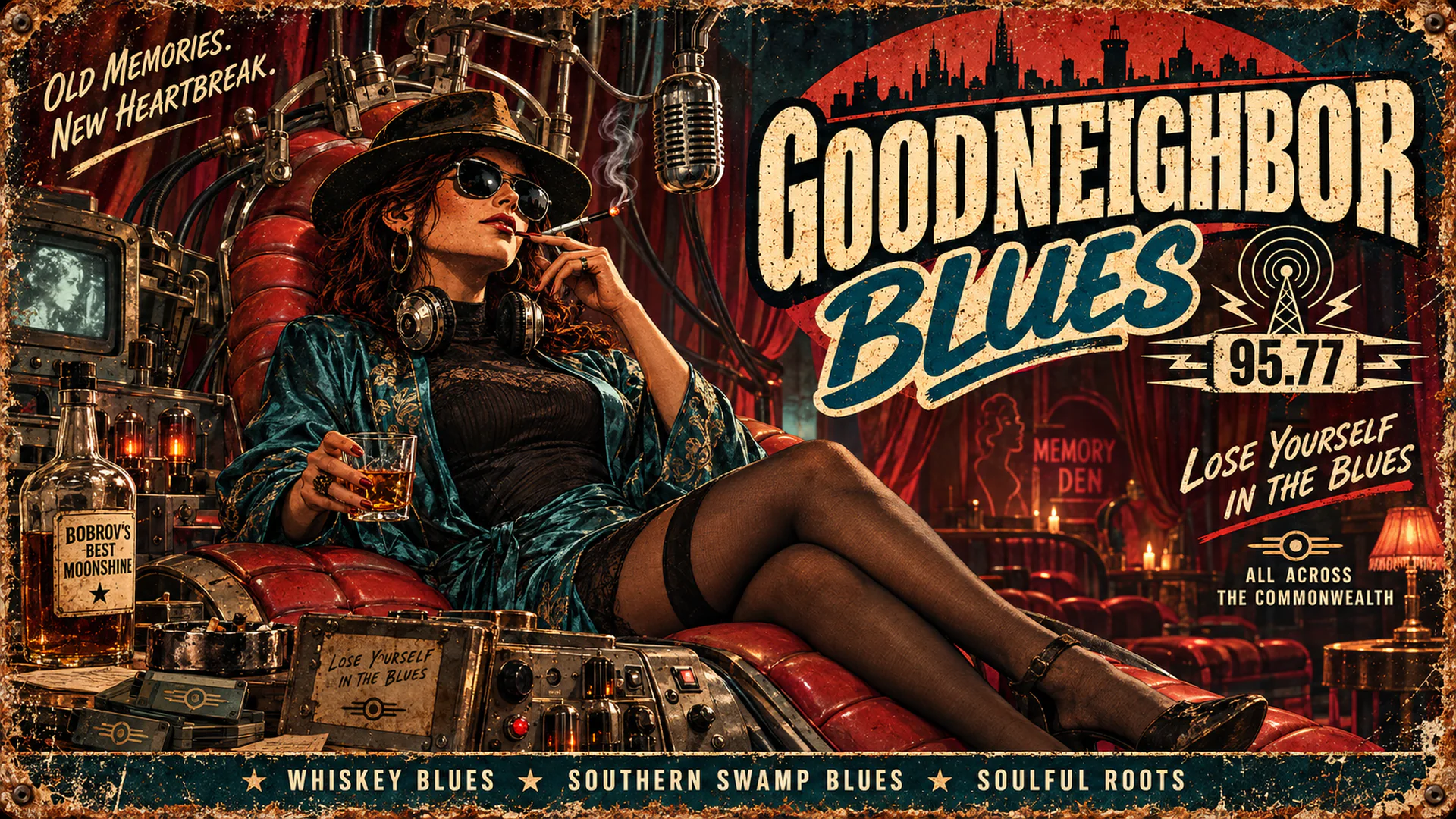 Goodneighbor Blues livestream background 9
