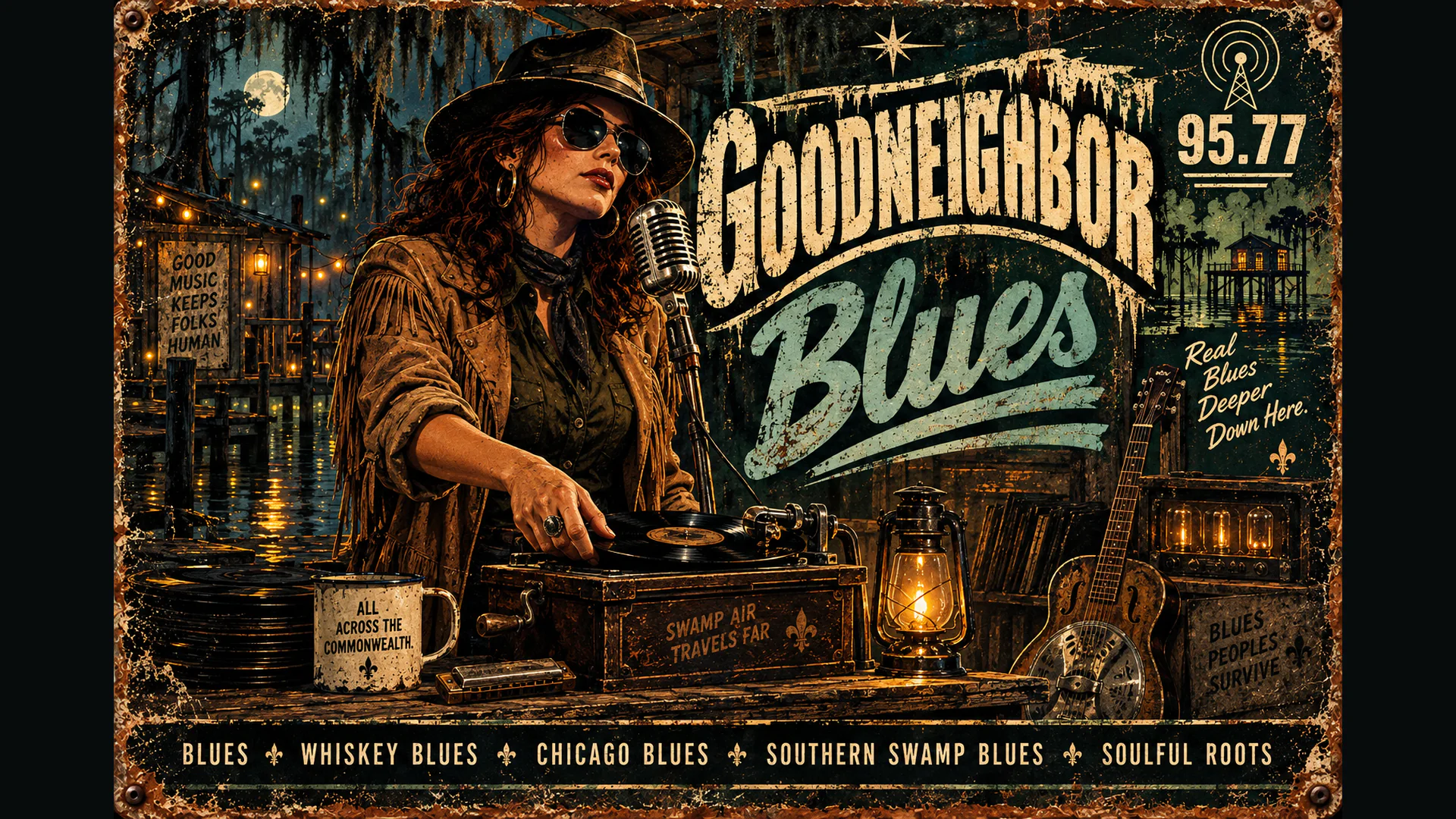 Goodneighbor Blues livestream background 11