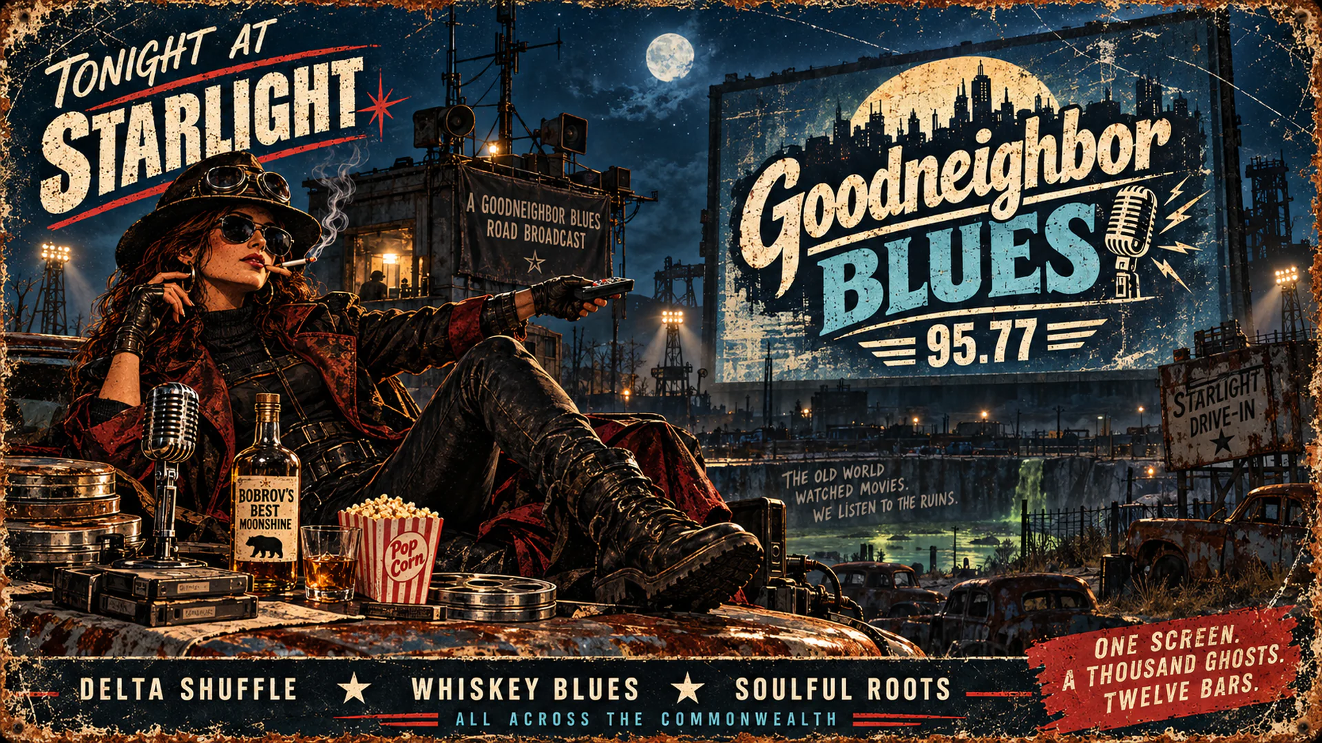 Goodneighbor Blues livestream background 16