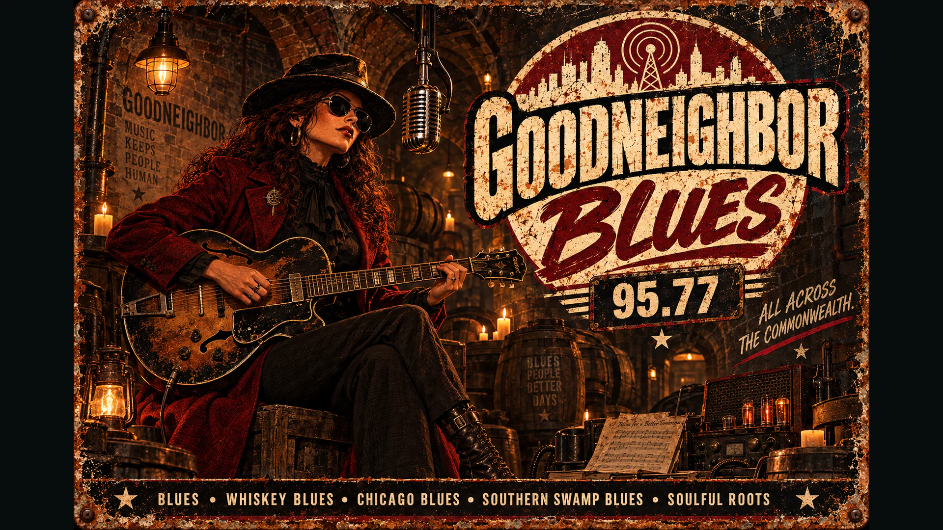 Goodneighbor Blues livestream background 17