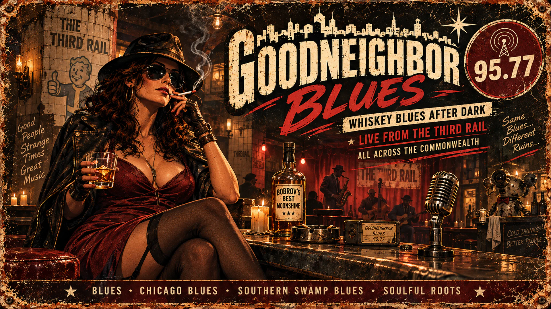 Goodneighbor Blues livestream background 19