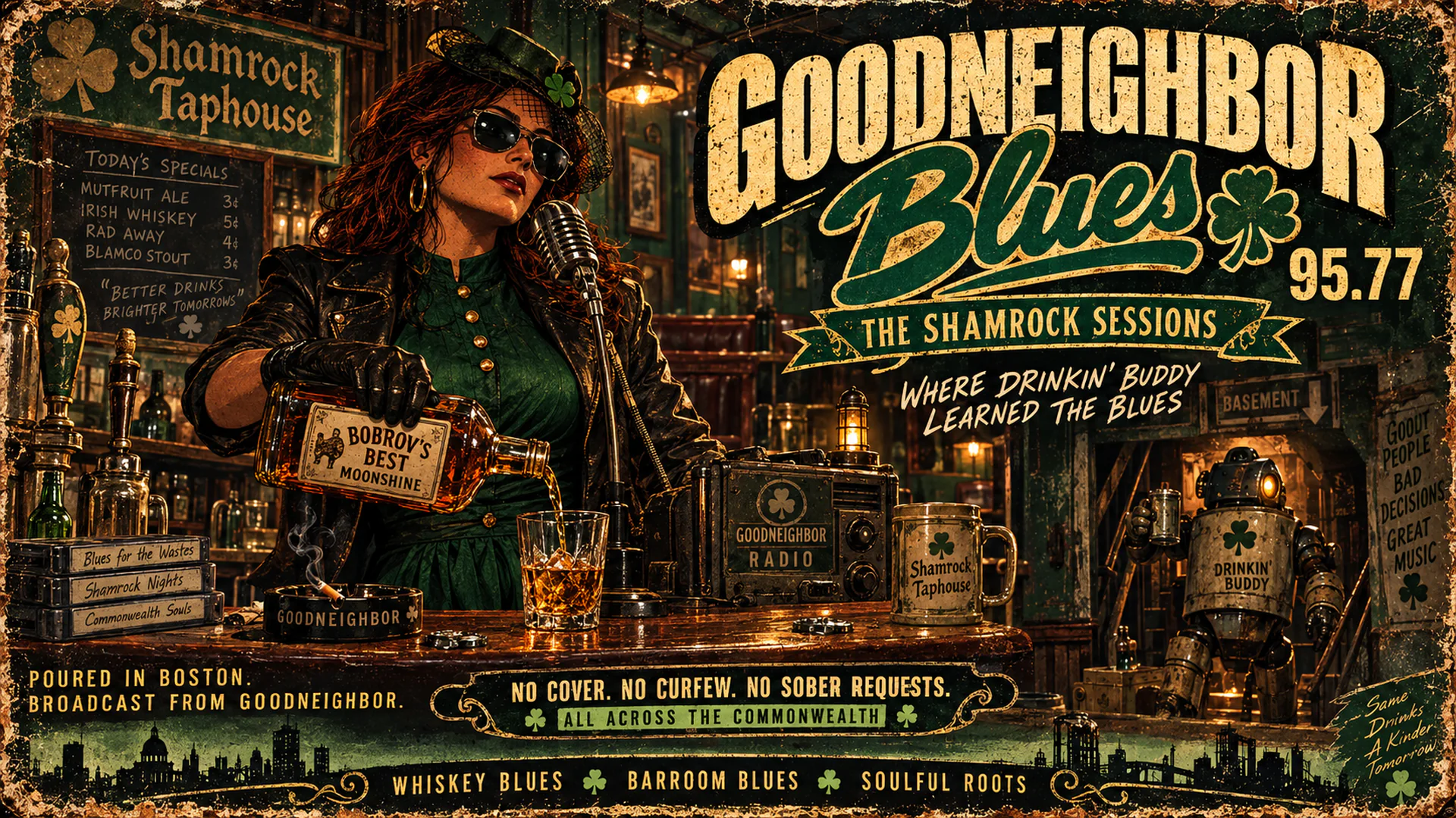 Goodneighbor Blues livestream background 21