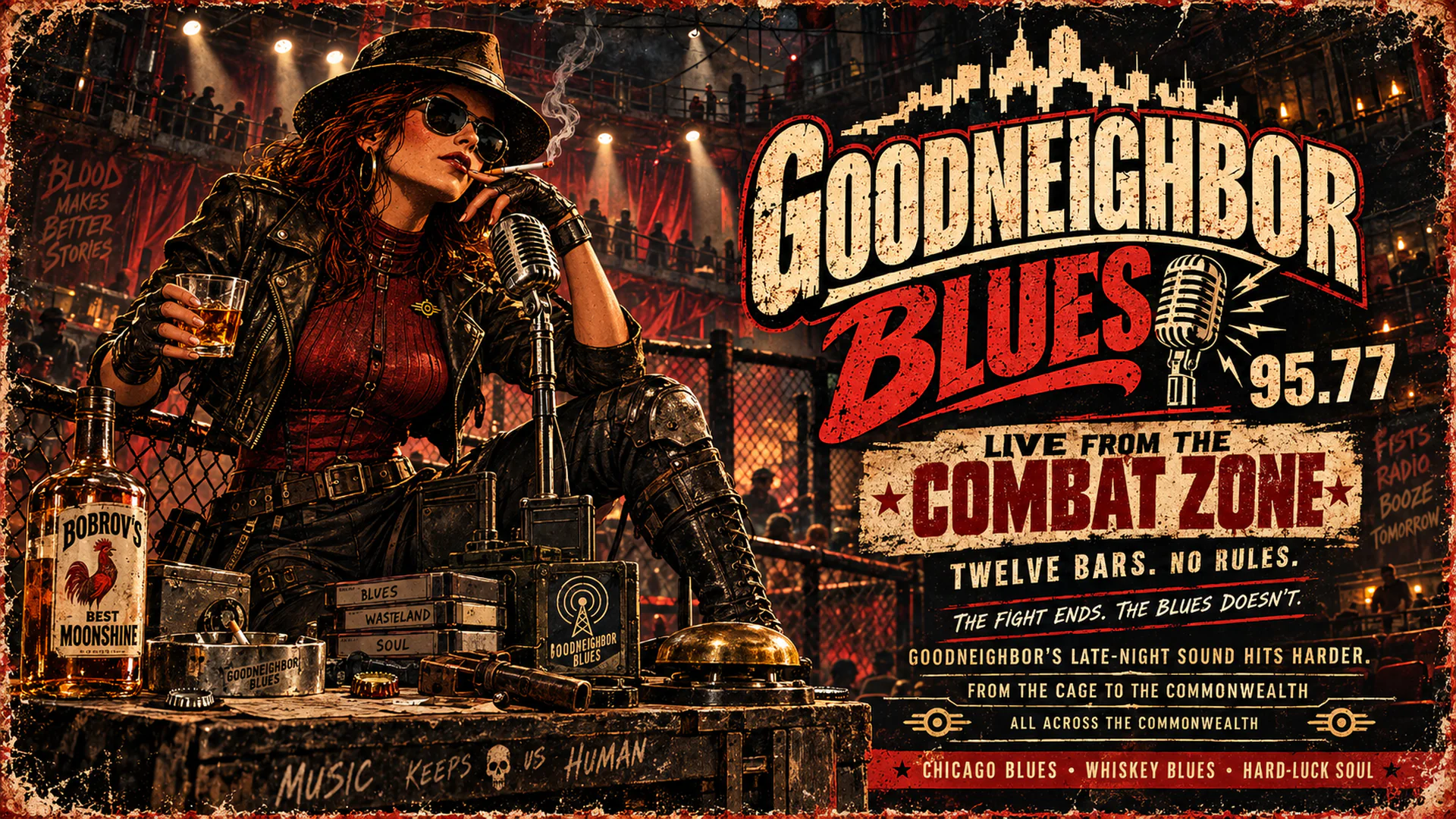 Goodneighbor Blues livestream background 23