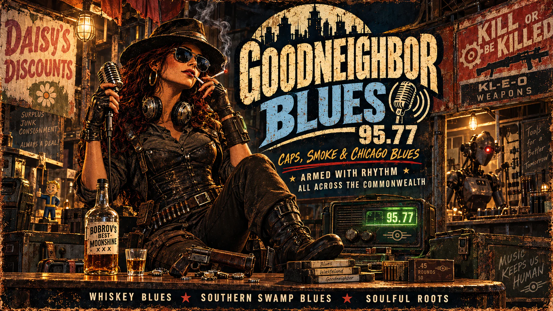 Goodneighbor Blues livestream background 25