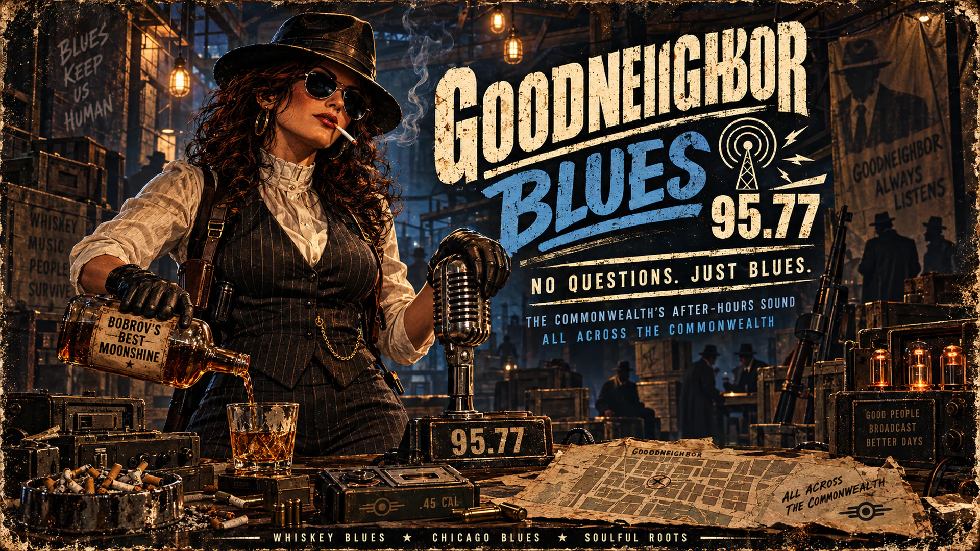 Goodneighbor Blues livestream background 29