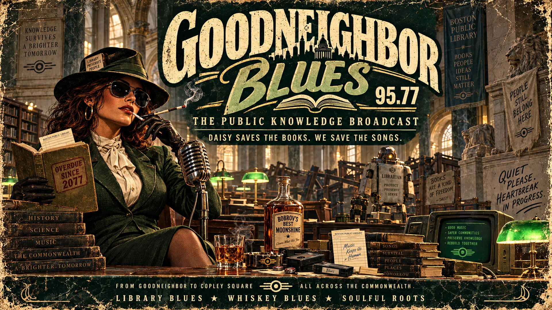 Goodneighbor Blues livestream background 31