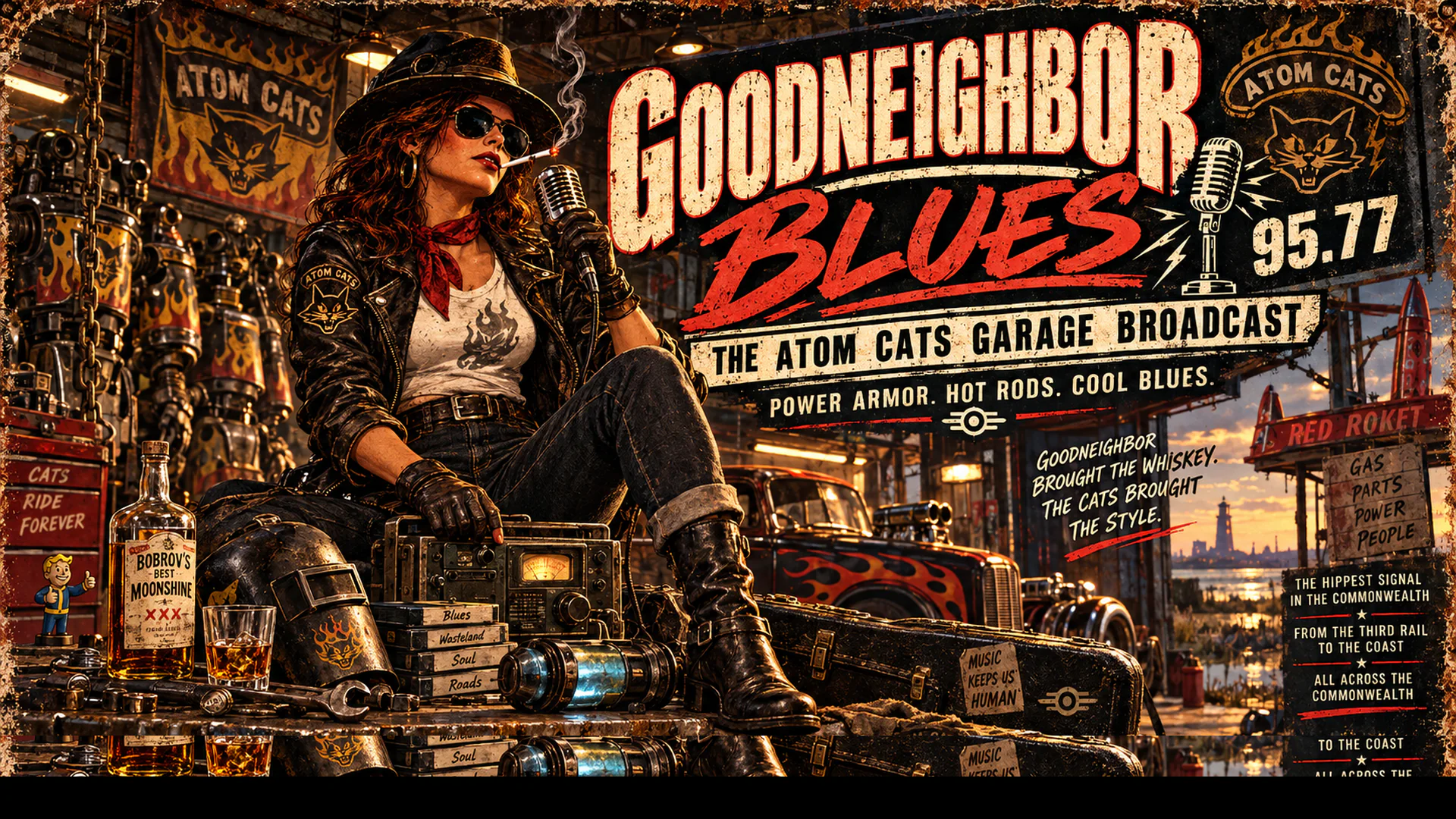 Goodneighbor Blues livestream background 33