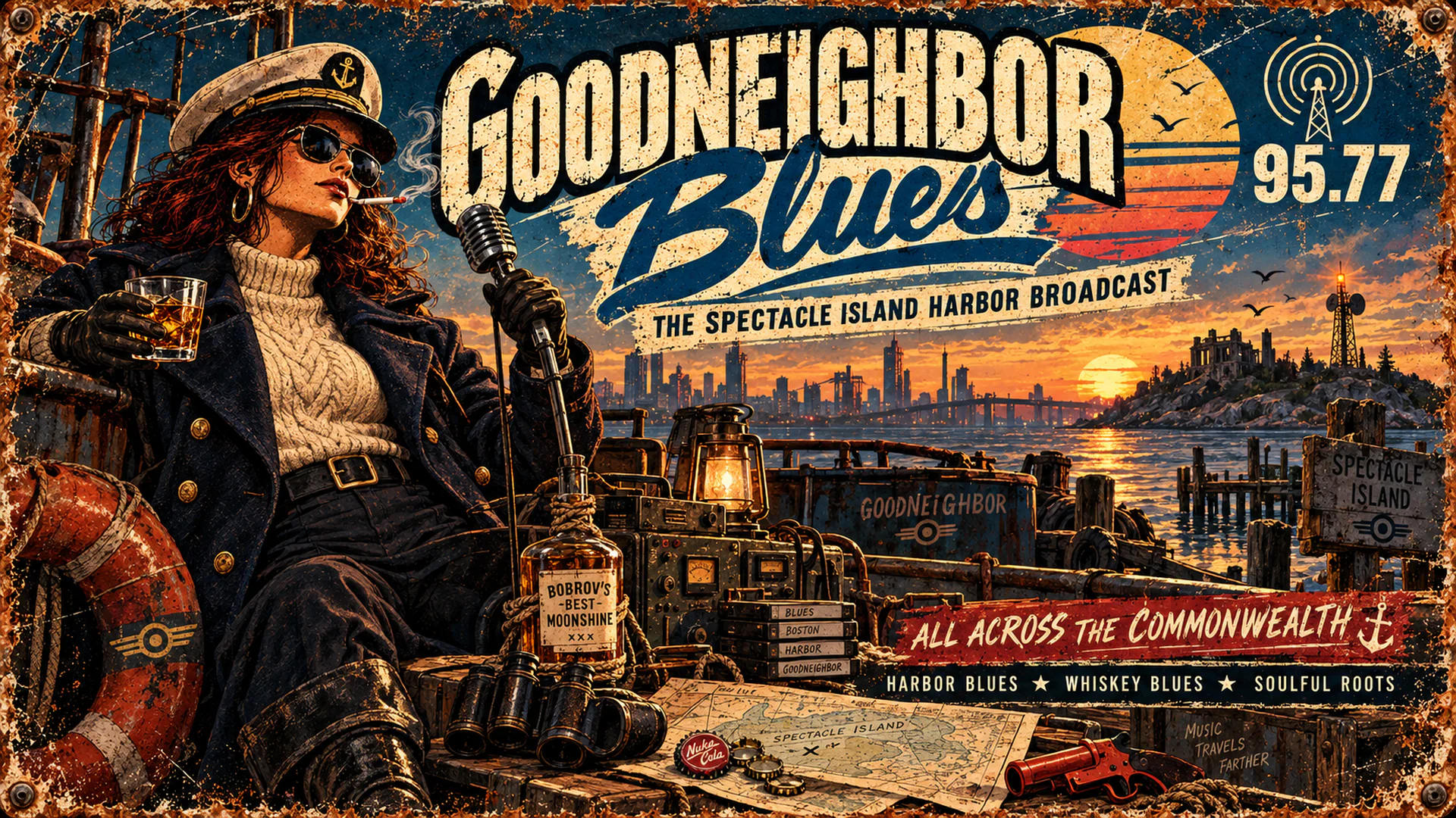 Goodneighbor Blues livestream background 38