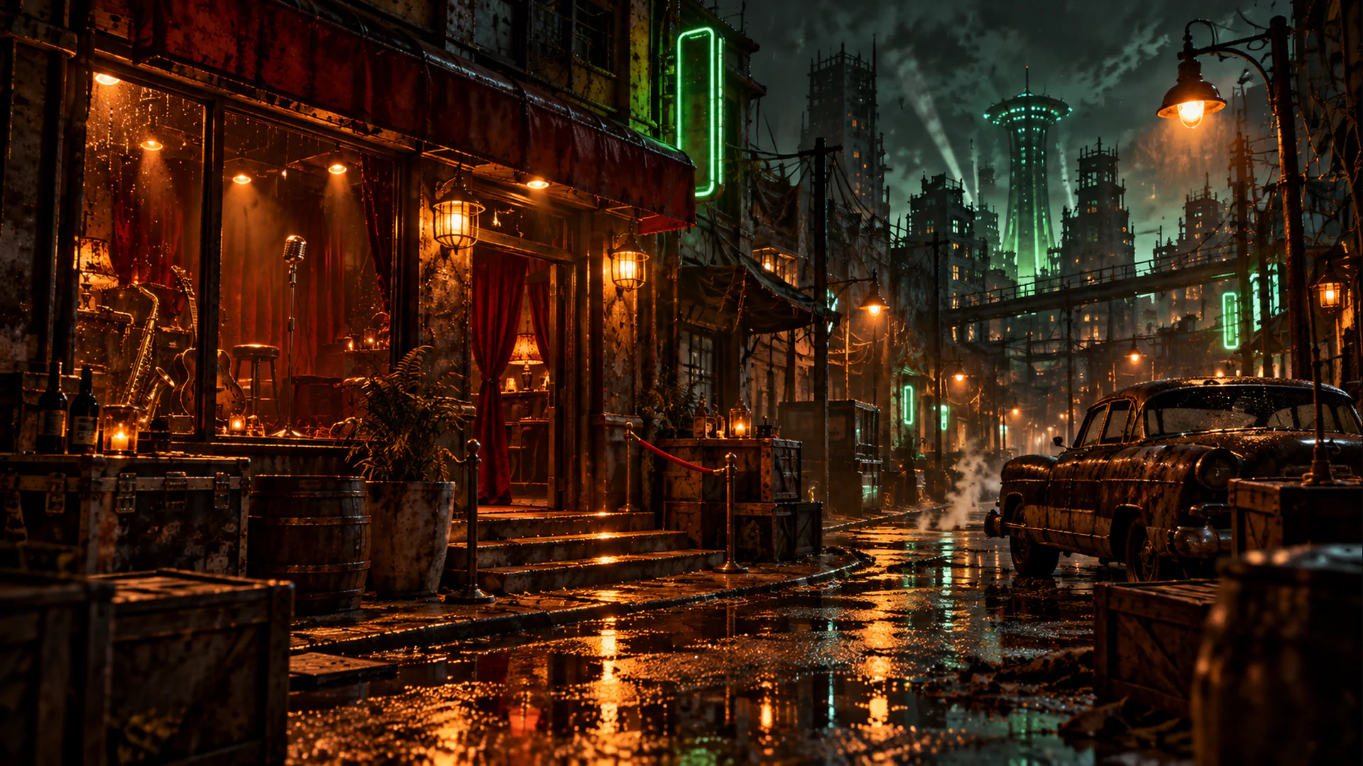 Goodneighbor Blues livestream background 44