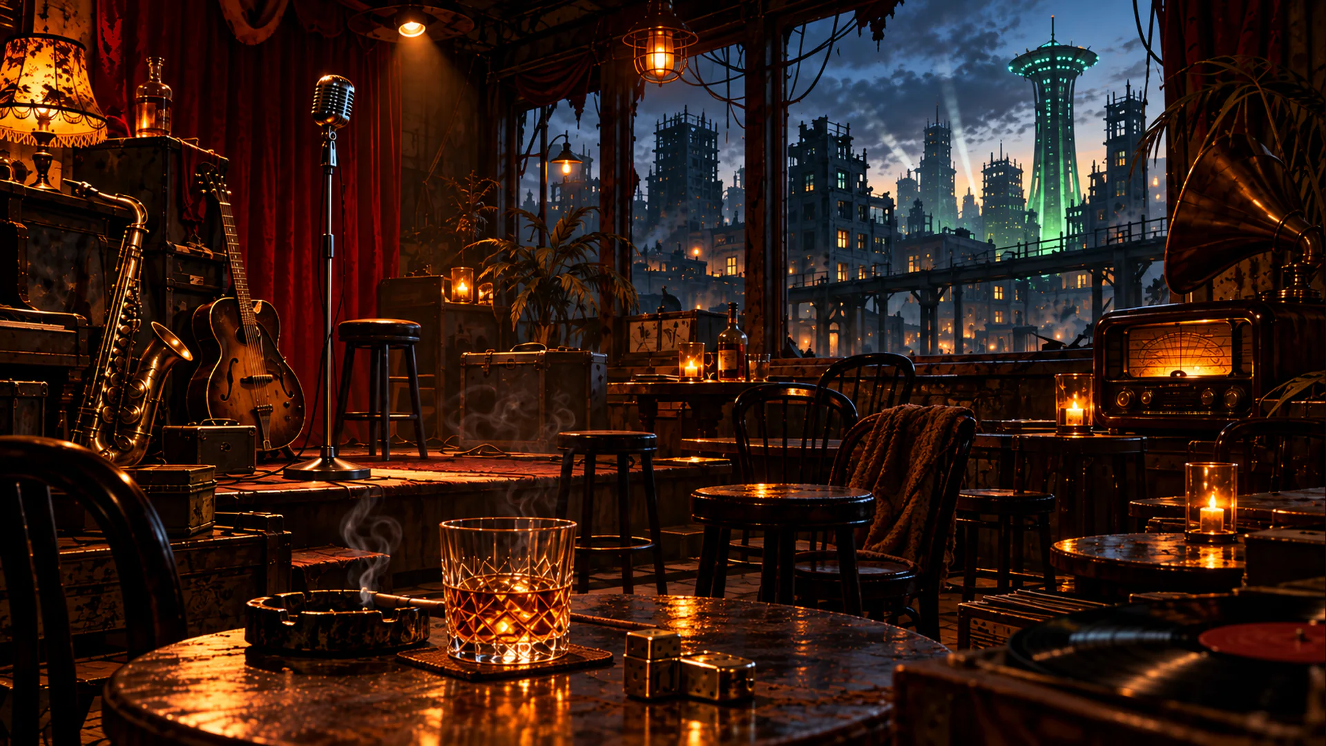Goodneighbor Blues livestream background 49