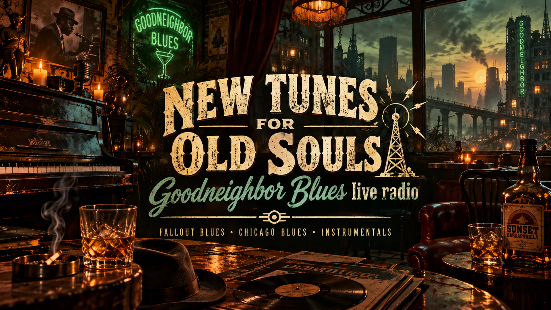 Goodneighbor Blues livestream background 61