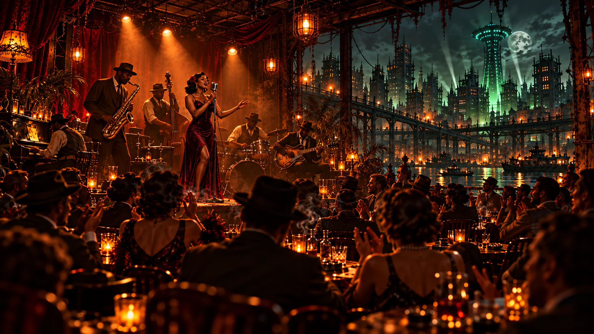 Goodneighbor Blues livestream background 93