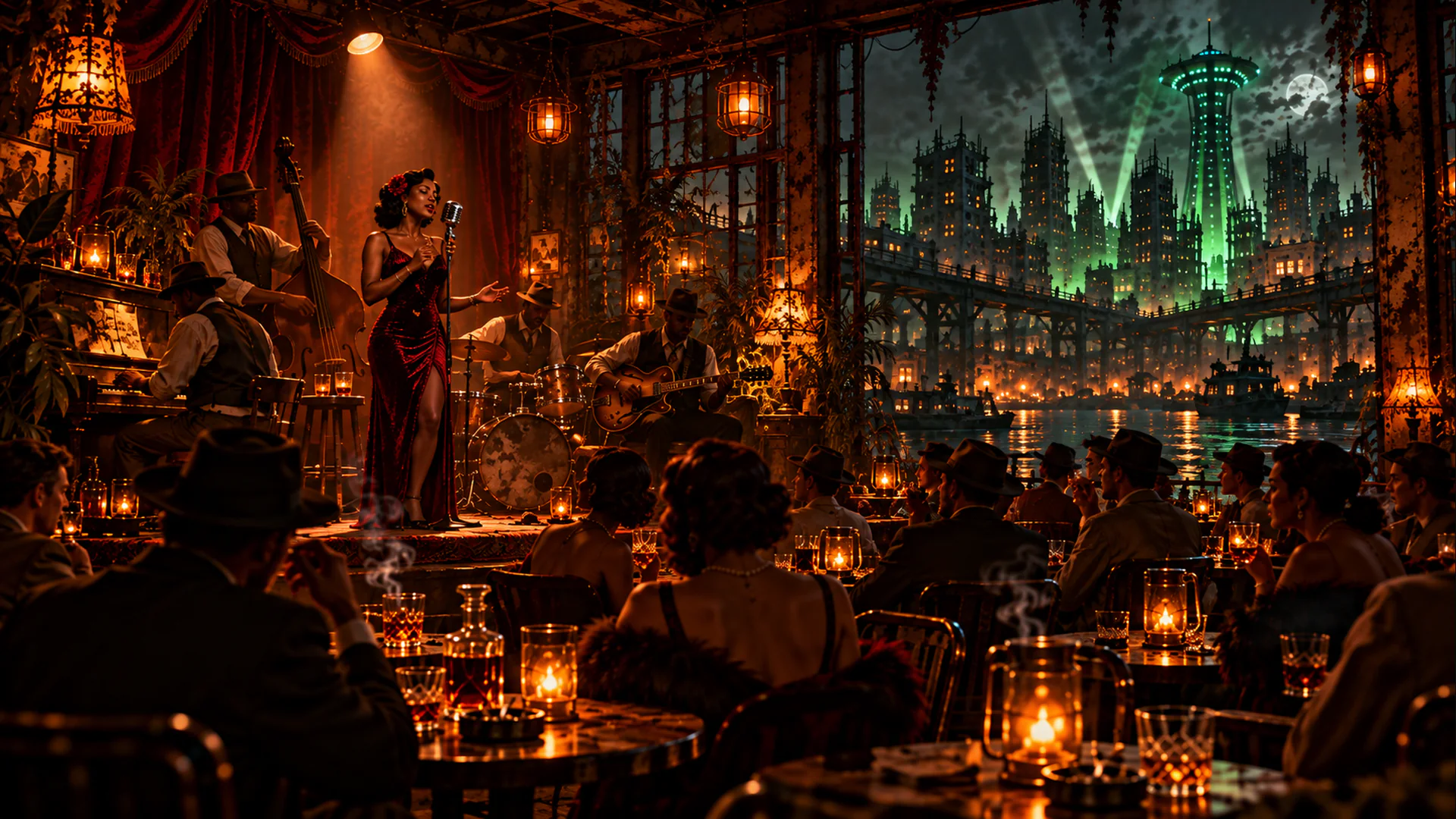 Goodneighbor Blues livestream background 99