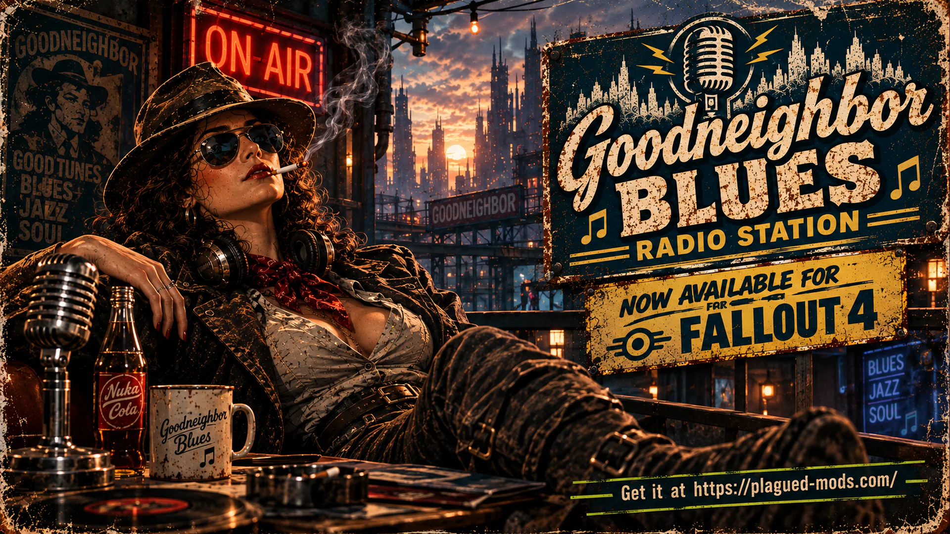 Goodneighbor Blues livestream background 108