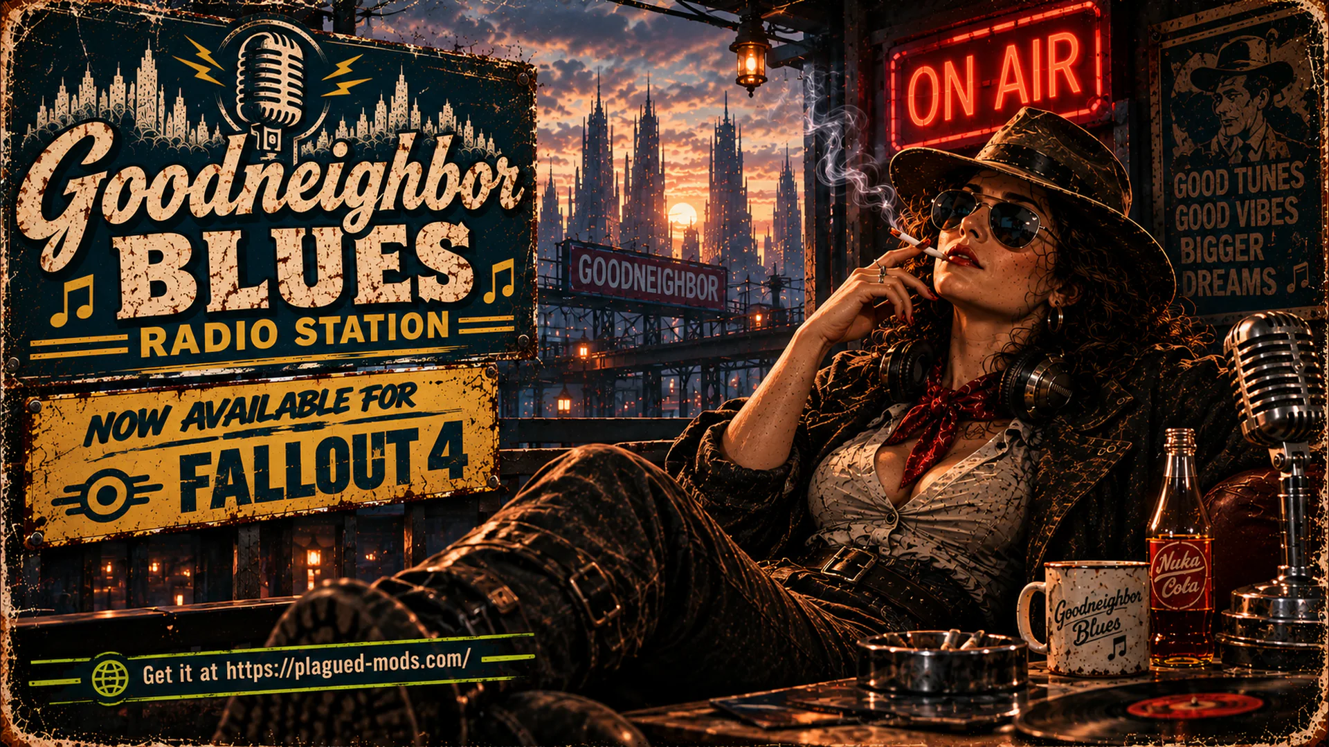Goodneighbor Blues livestream background 109