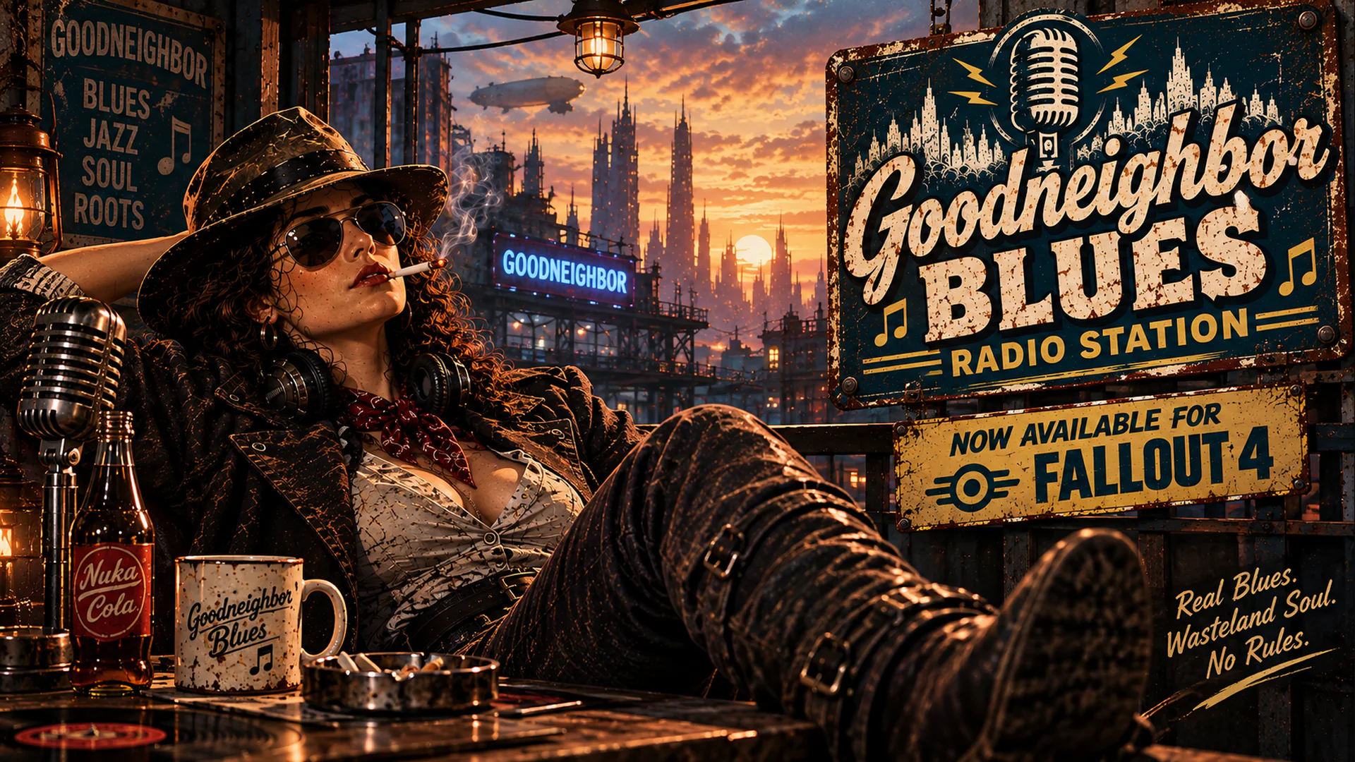 Goodneighbor Blues livestream background 110