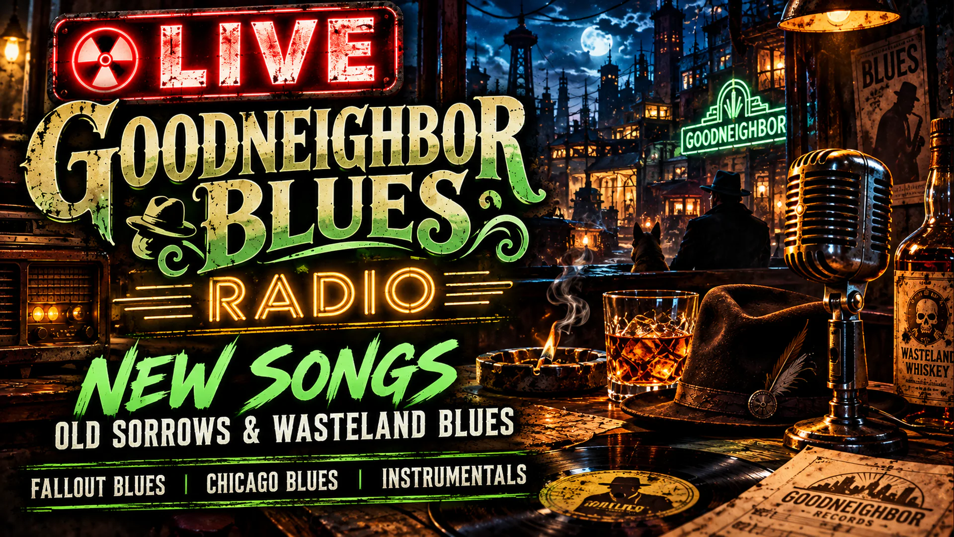 Goodneighbor Blues livestream background 118