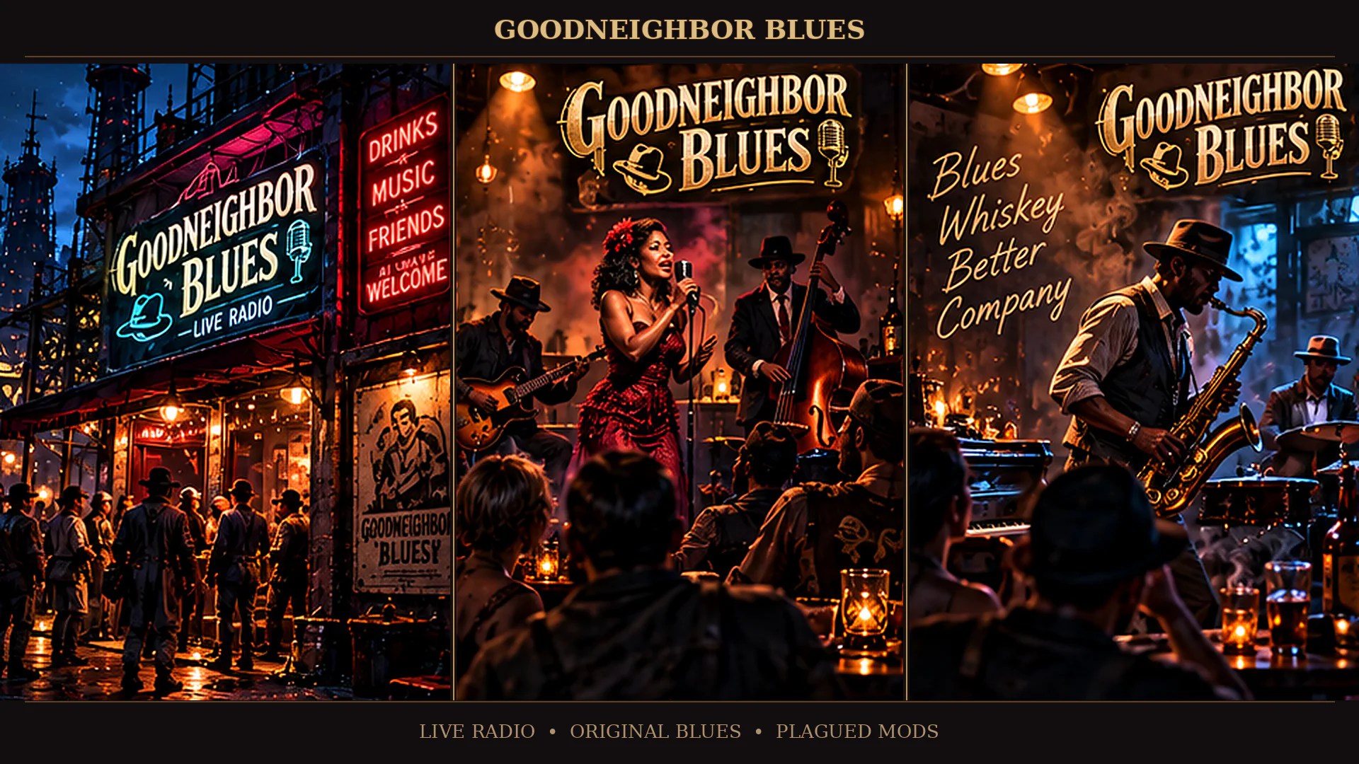 Goodneighbor Blues livestream background 121