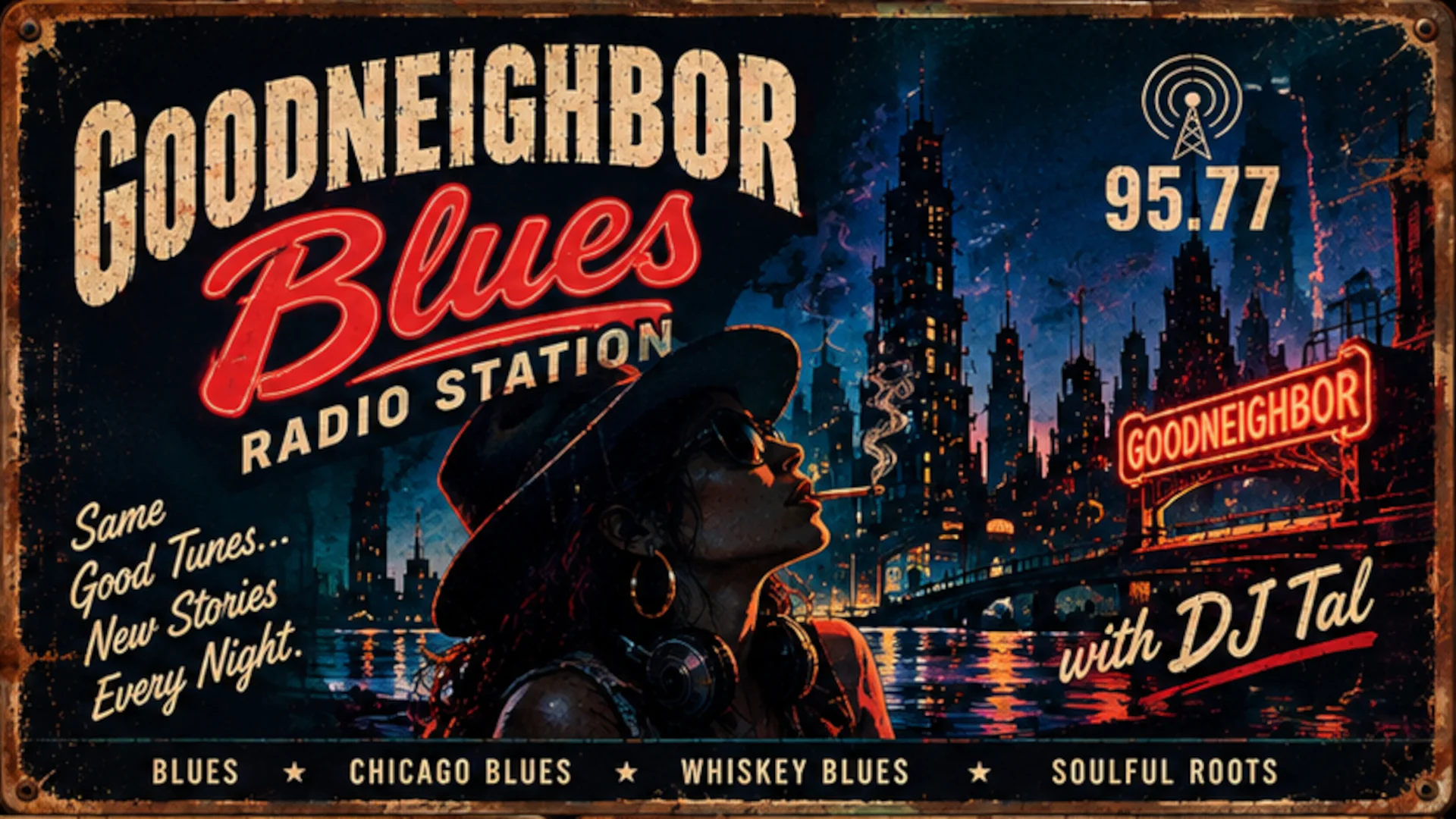 Goodneighbor Blues livestream background 132