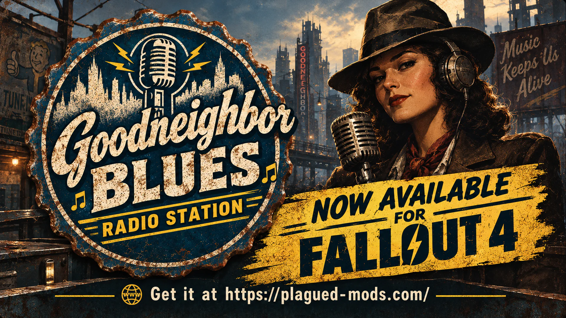 Goodneighbor Blues livestream background 146