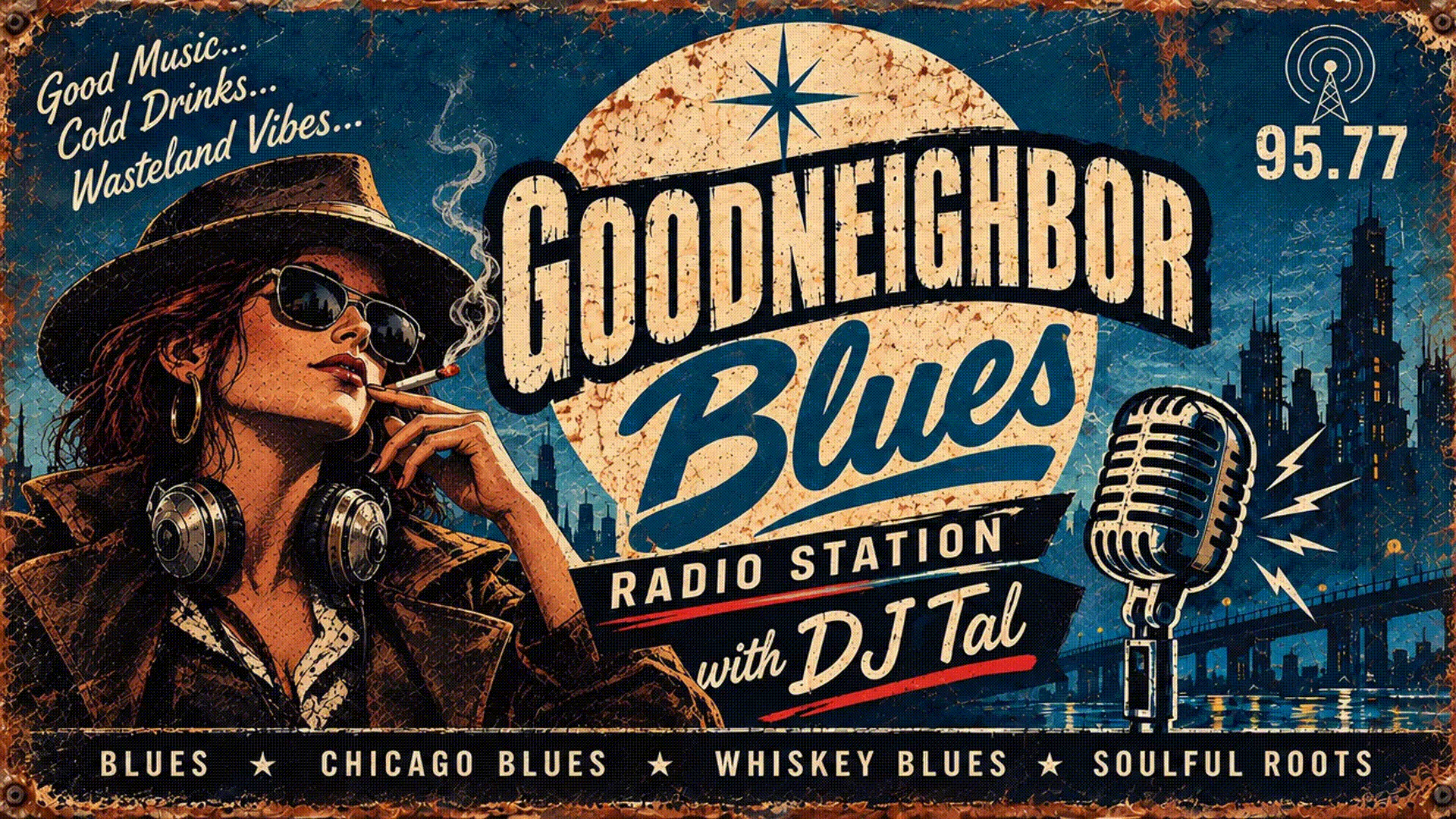 Goodneighbor Blues livestream background 154